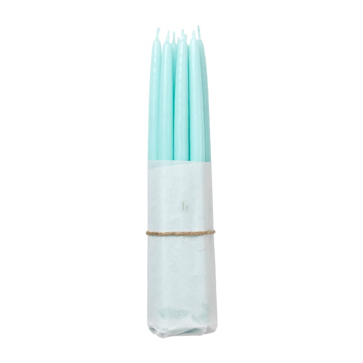 Broste Copenhagen gegossene Kerzen 10er Pack - Mint green - Broste Copenhagen