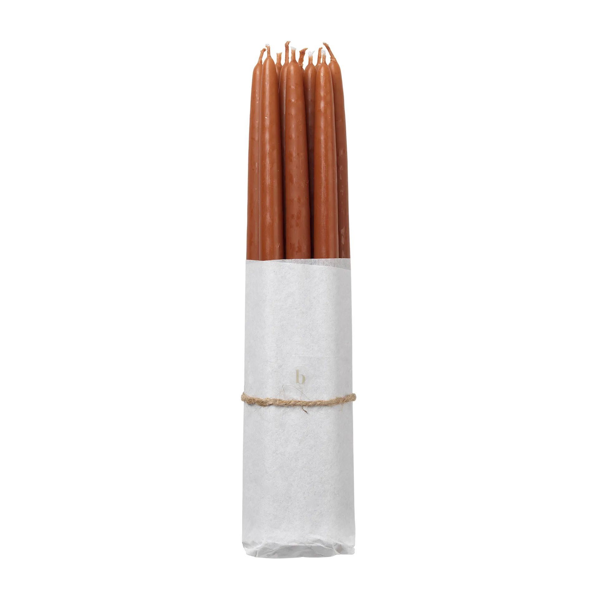 Broste Copenhagen gegossene Kerzen 10er Pack, Terracotta Broste Copenhagen