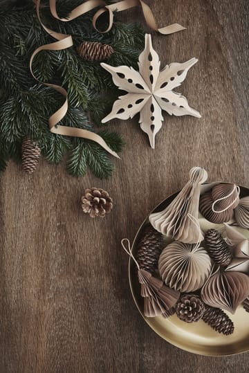 Christmas mix Weihnachtsdekoration 2er Pack. - Natural brown - Broste Copenhagen
