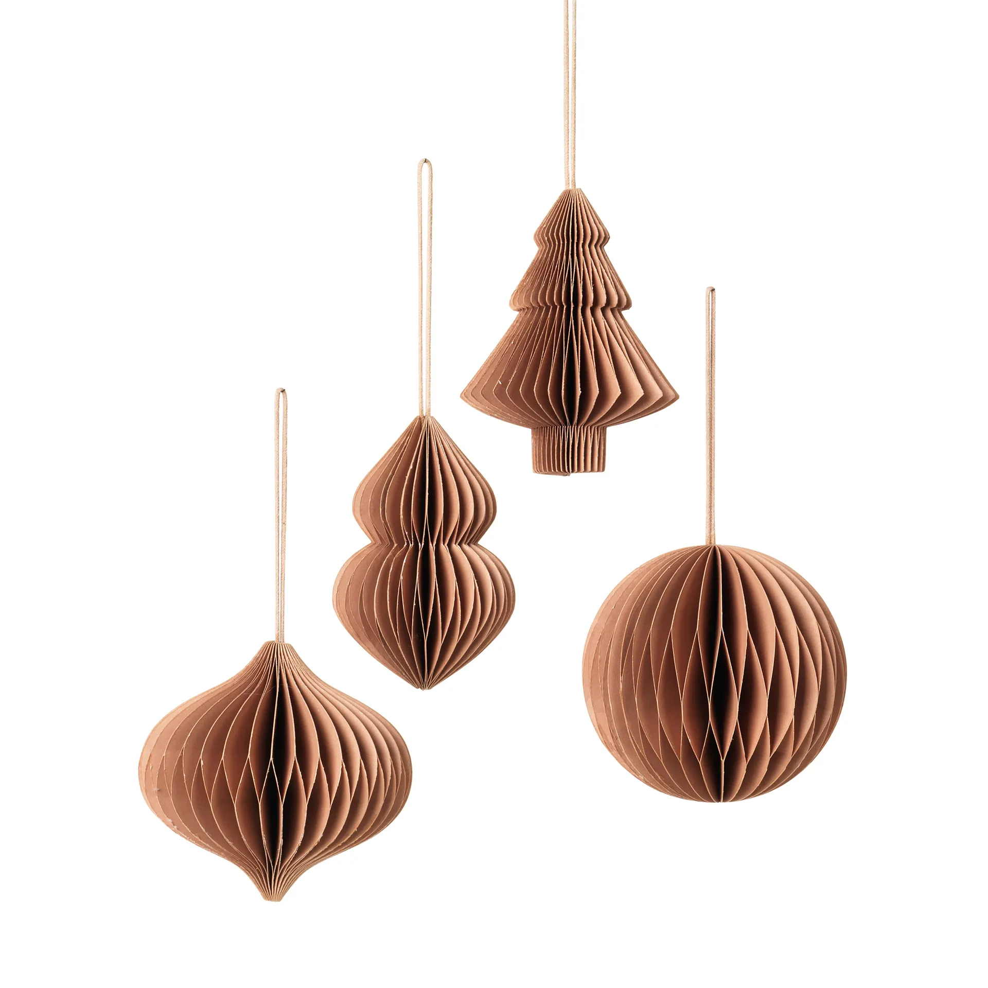 Christmas mix  Weihnachtsdekoration 4 Teile Indian tan Broste Copenhagen