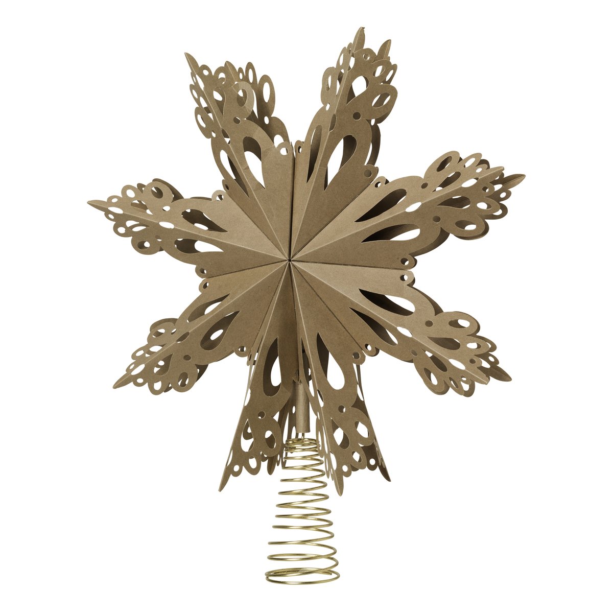 Broste Copenhagen Christmas star Weihnachtsbaumstern Natural brown