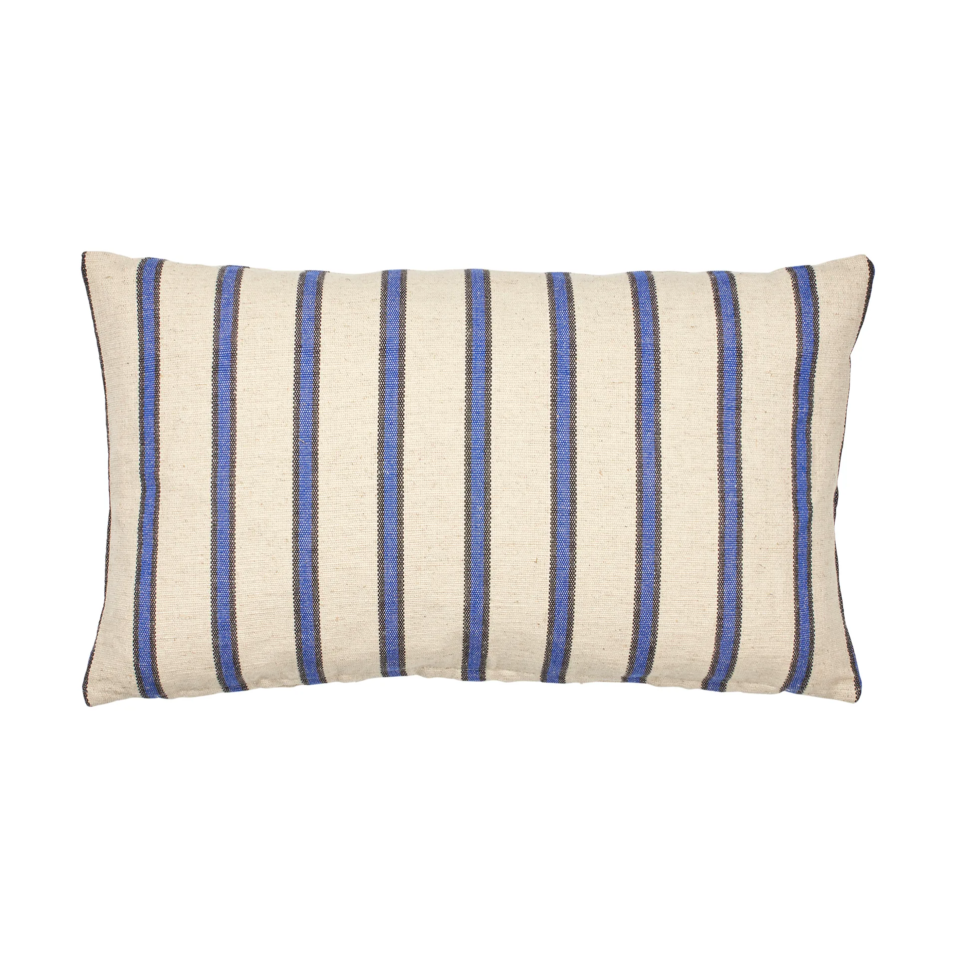 Dagmar Kissenbezug 30x50 cm, Off white-intense blue Broste Copenhagen