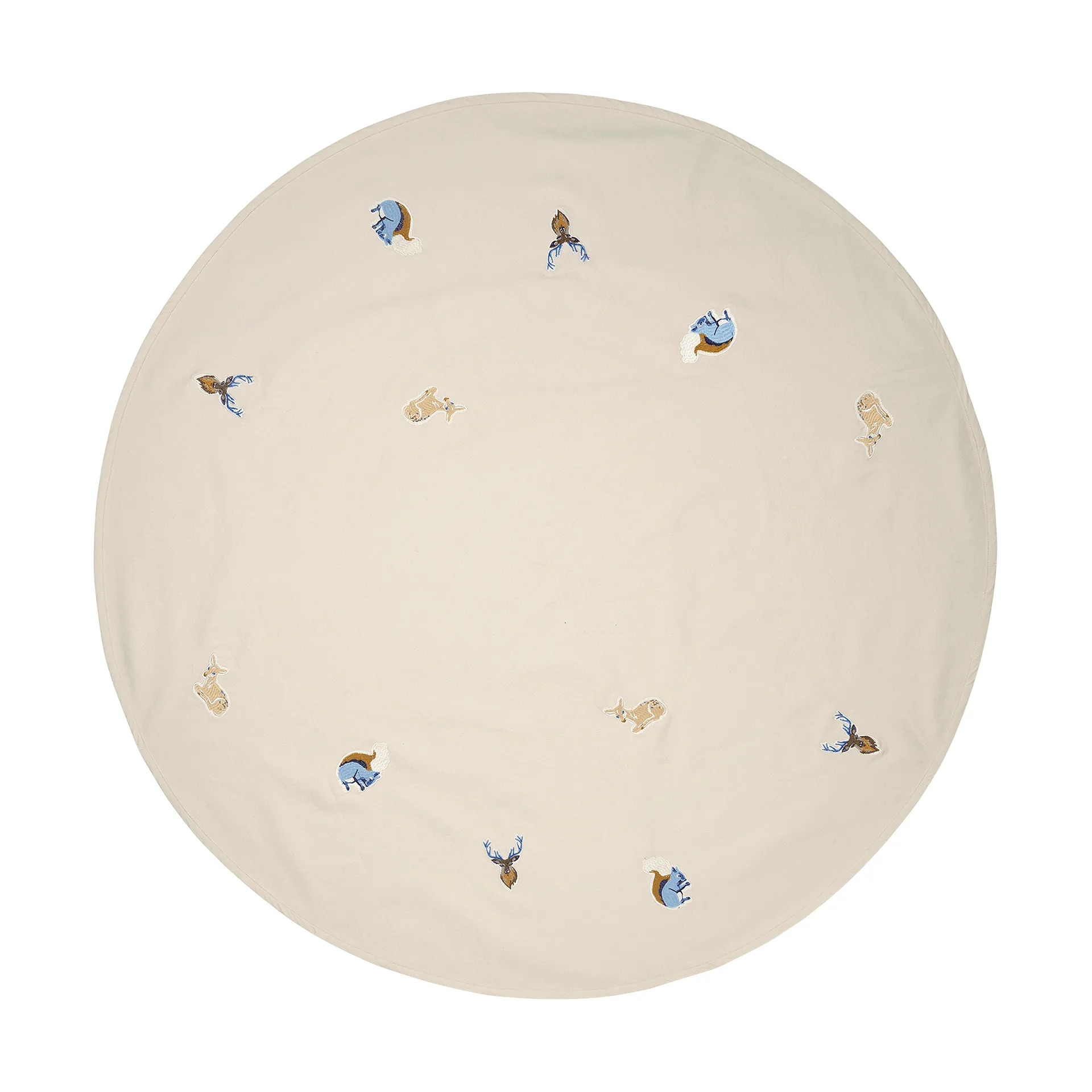 Deer Weihnachtsbaumteppich, Warmes Beige Broste Copenhagen