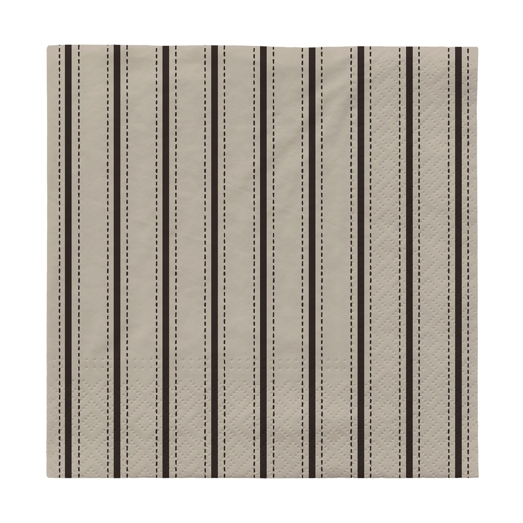 Dolly Papierservietten im 20er Pack, 33x33 cm, Black-off white Broste Copenhagen