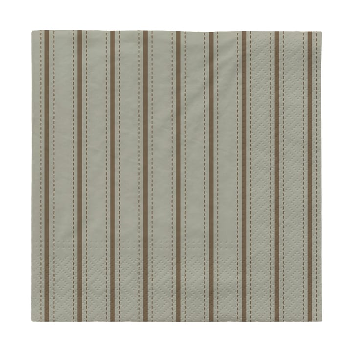 Dolly Papierservietten im 20er Pack, 33x33 cm - Desert sage-dark green - Broste Copenhagen