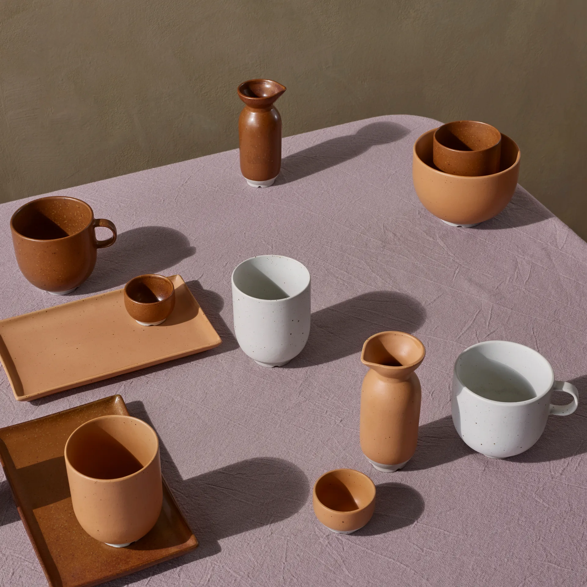 Eli Tasse mit Henkel 20cl, Matte soft light grey Broste Copenhagen