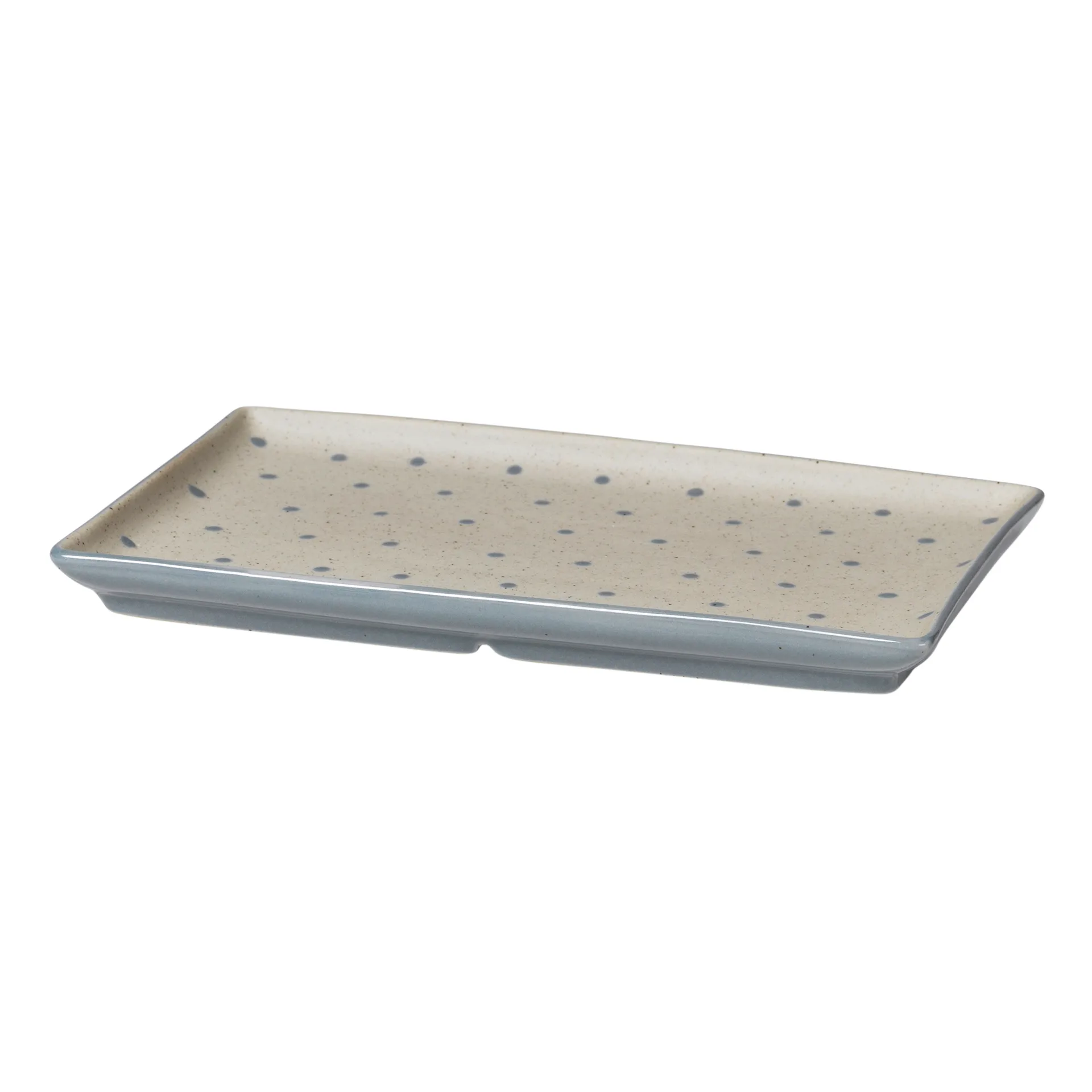 Eli Teller 17,6 x 20cm, Soft blue dots Broste Copenhagen