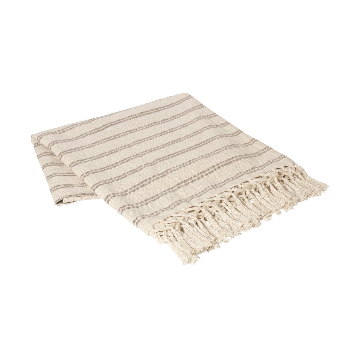 Broste Copenhagen Elly Decke 130x160 cm Fungi grey-natural