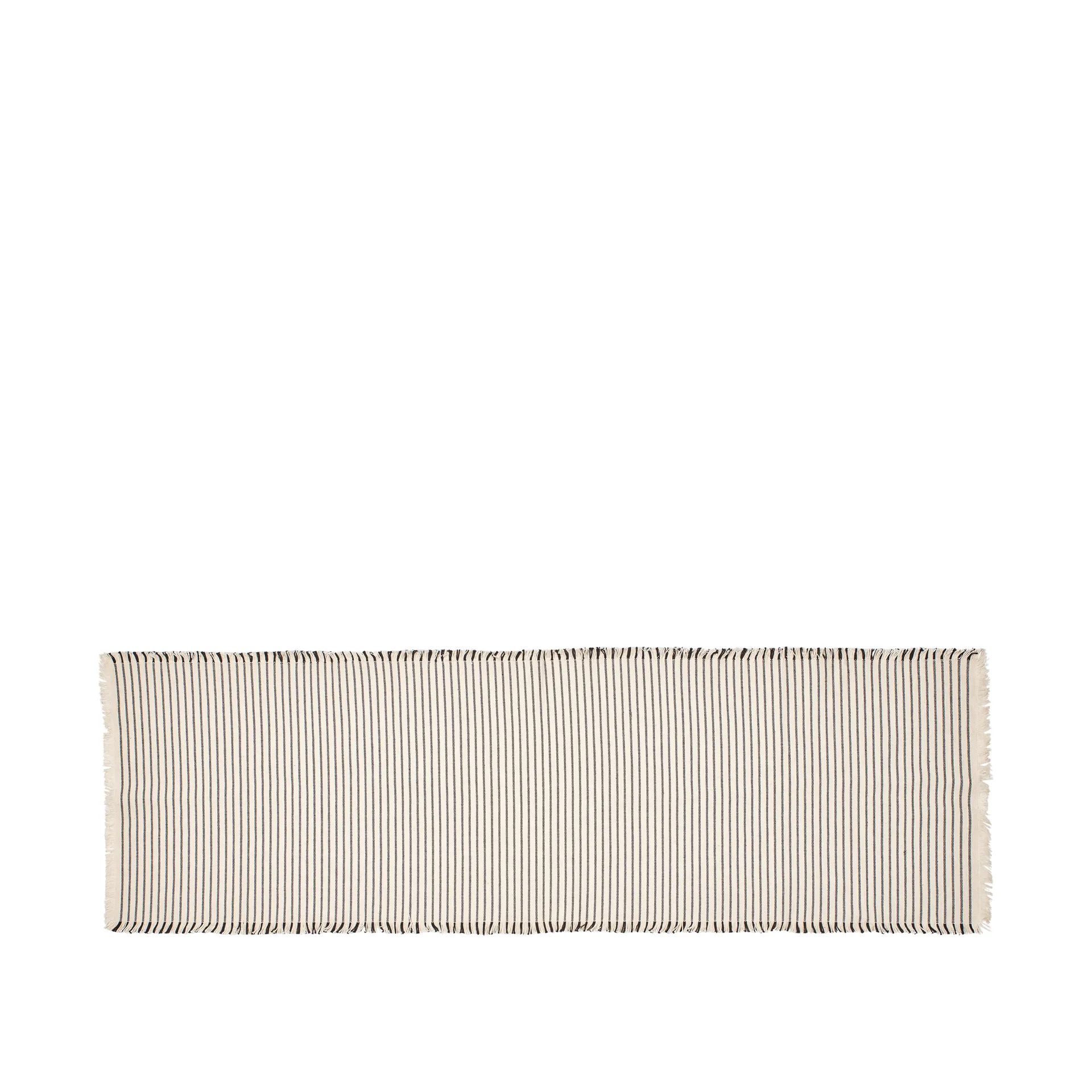 Elouise Läufer 140 cm, Knochenweiß-Schwarz Broste Copenhagen