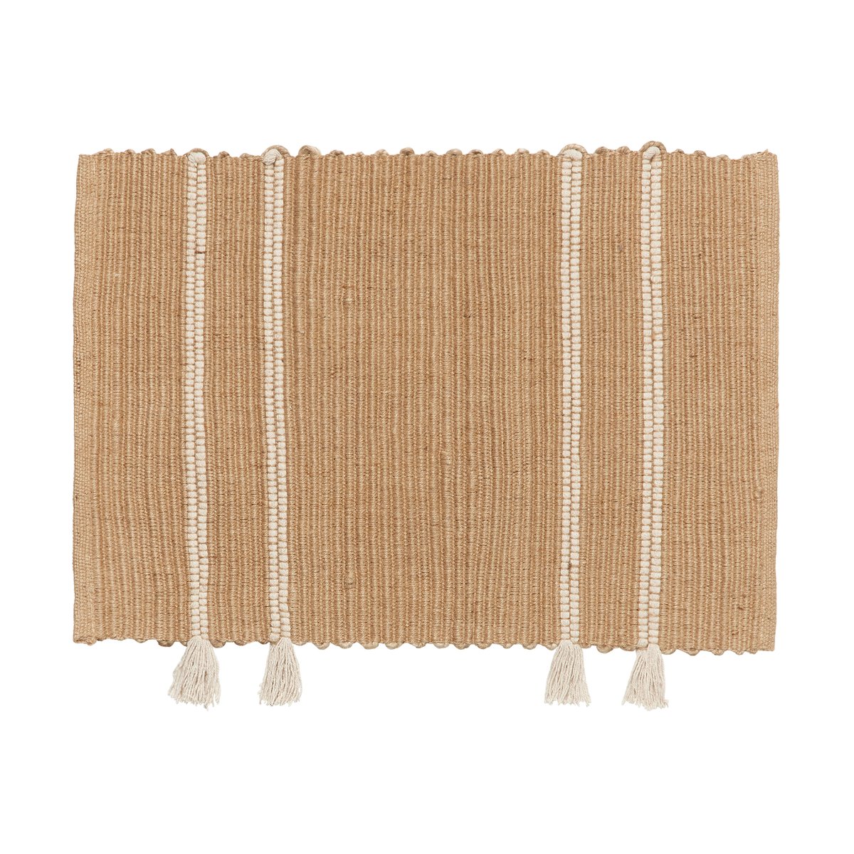 Broste Copenhagen Ezra Fußteppich 50x70 cm Natural-Off White
