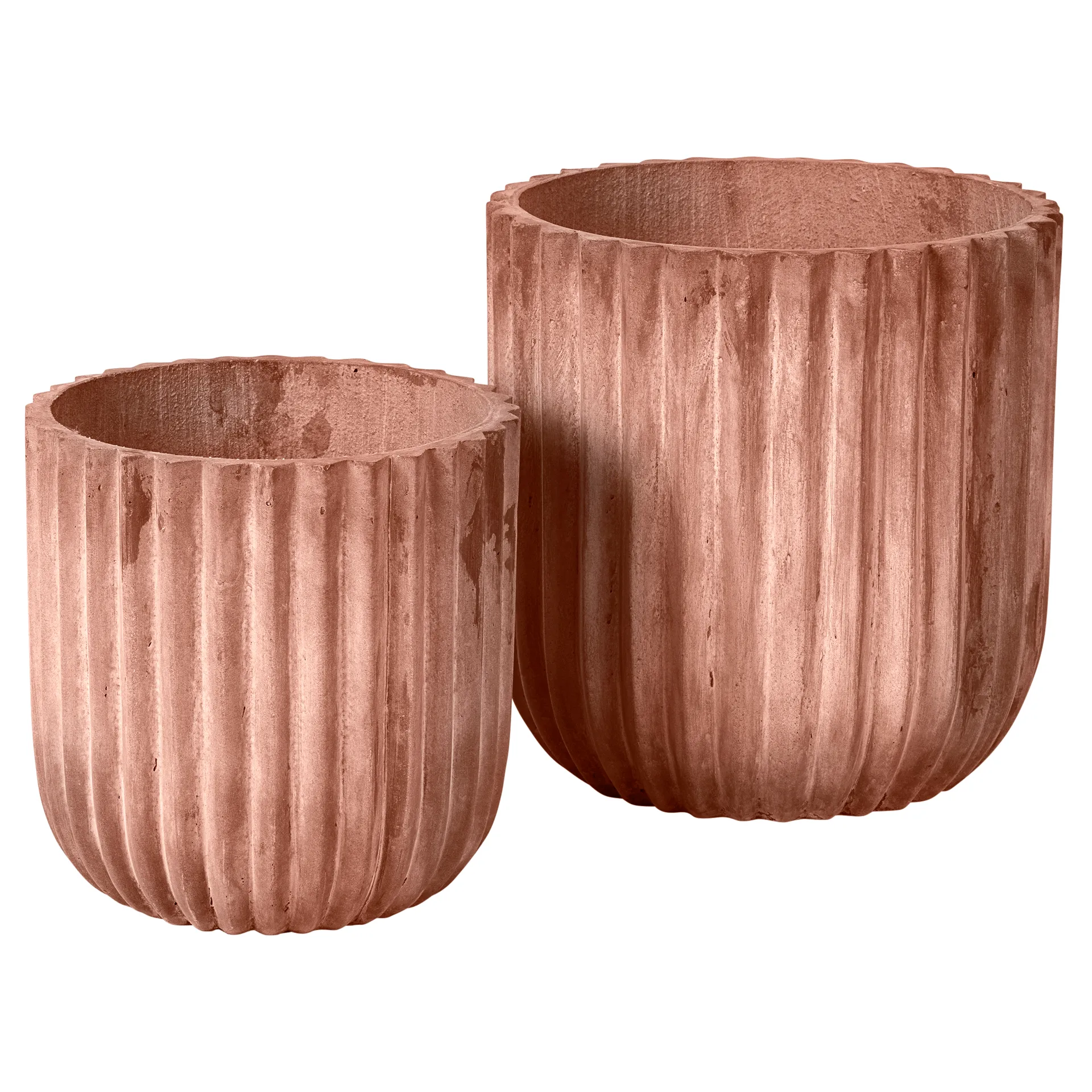 Fiber Blumentopf 2er Pack, Terracotta Broste Copenhagen