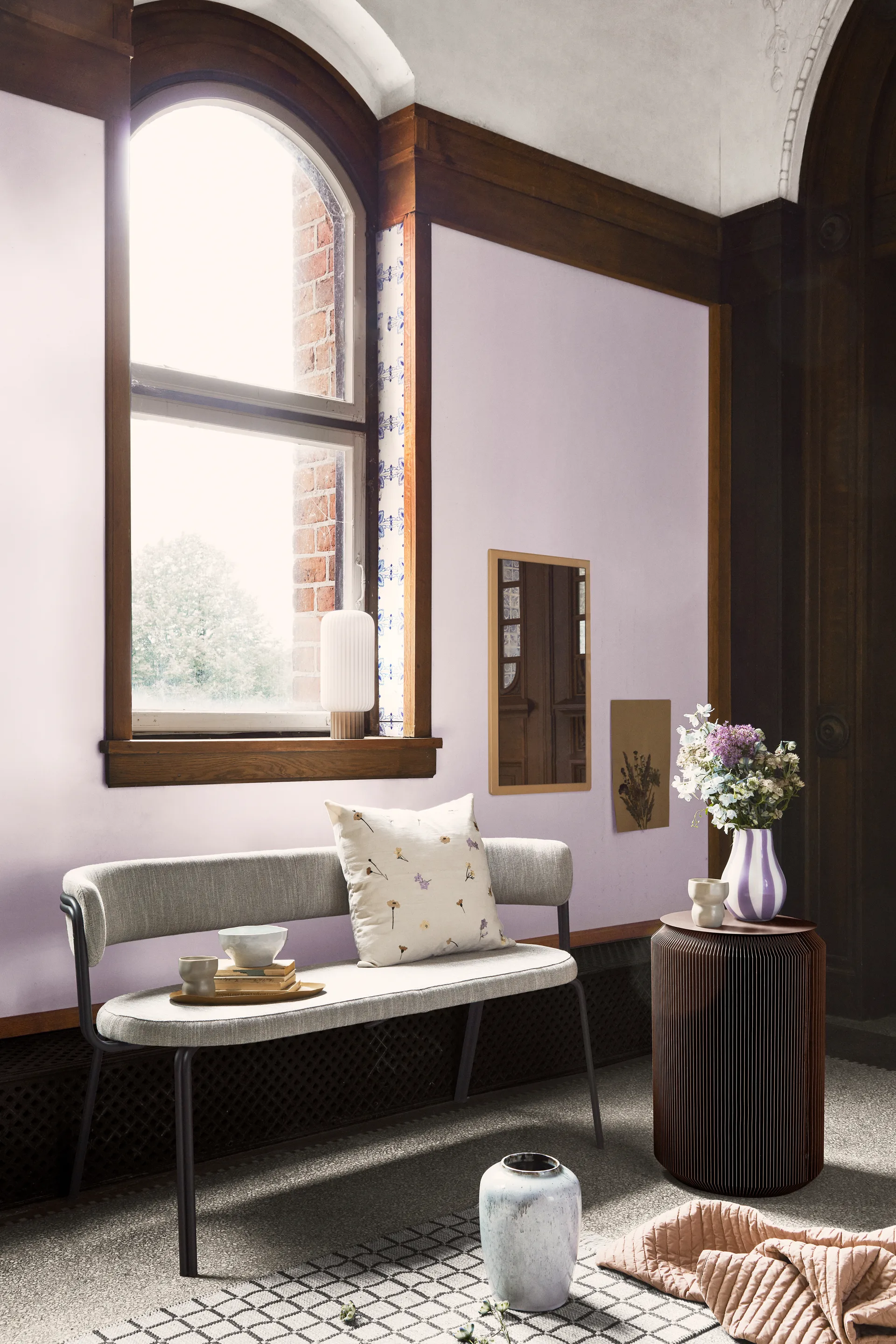 Flora Kissenbezug 50 x 50cm, Multi Broste Copenhagen