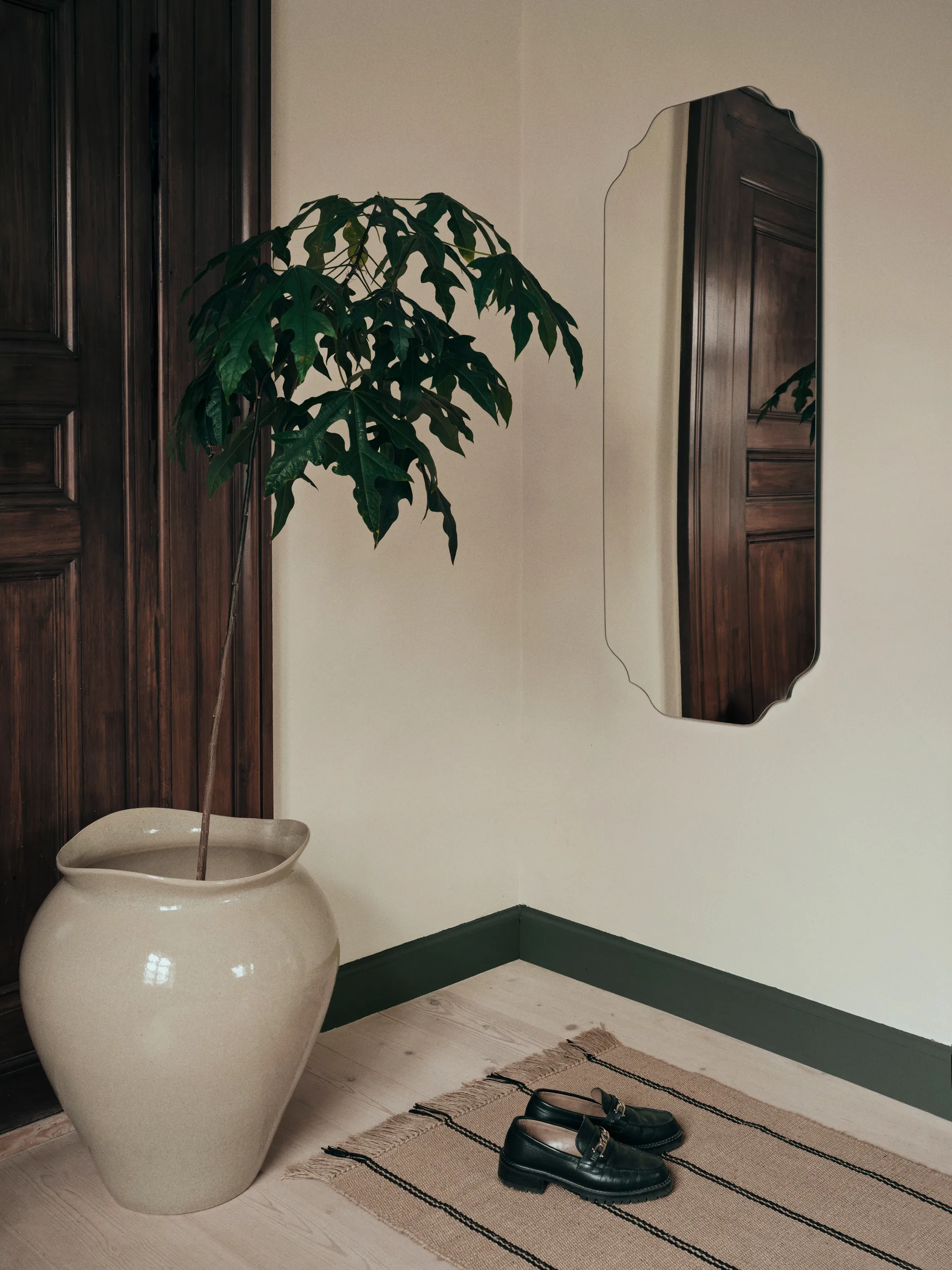 Florentina Bodenvase XL 57 cm, Beige Broste Copenhagen