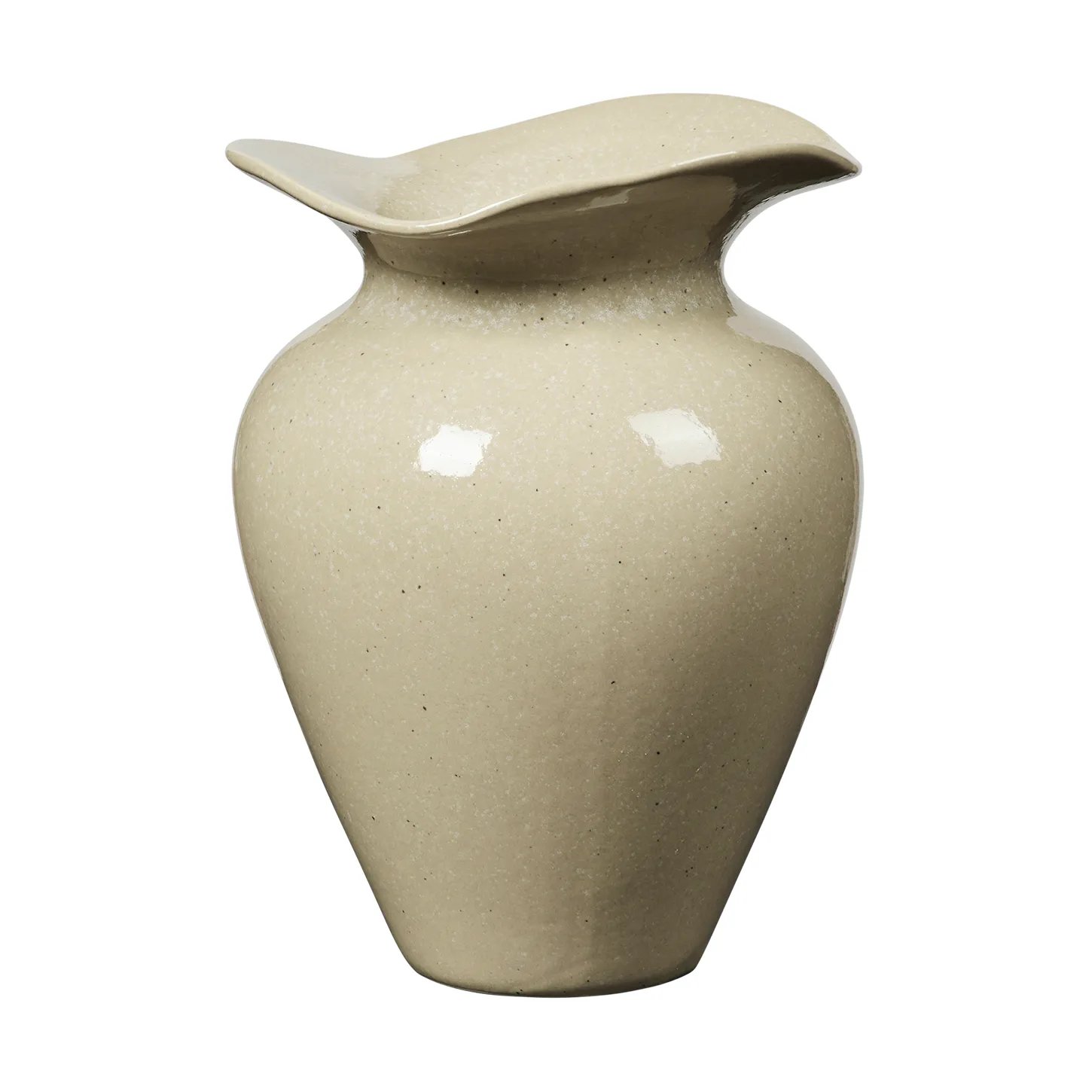Florentina Vase S 22,5, Beige Broste Copenhagen