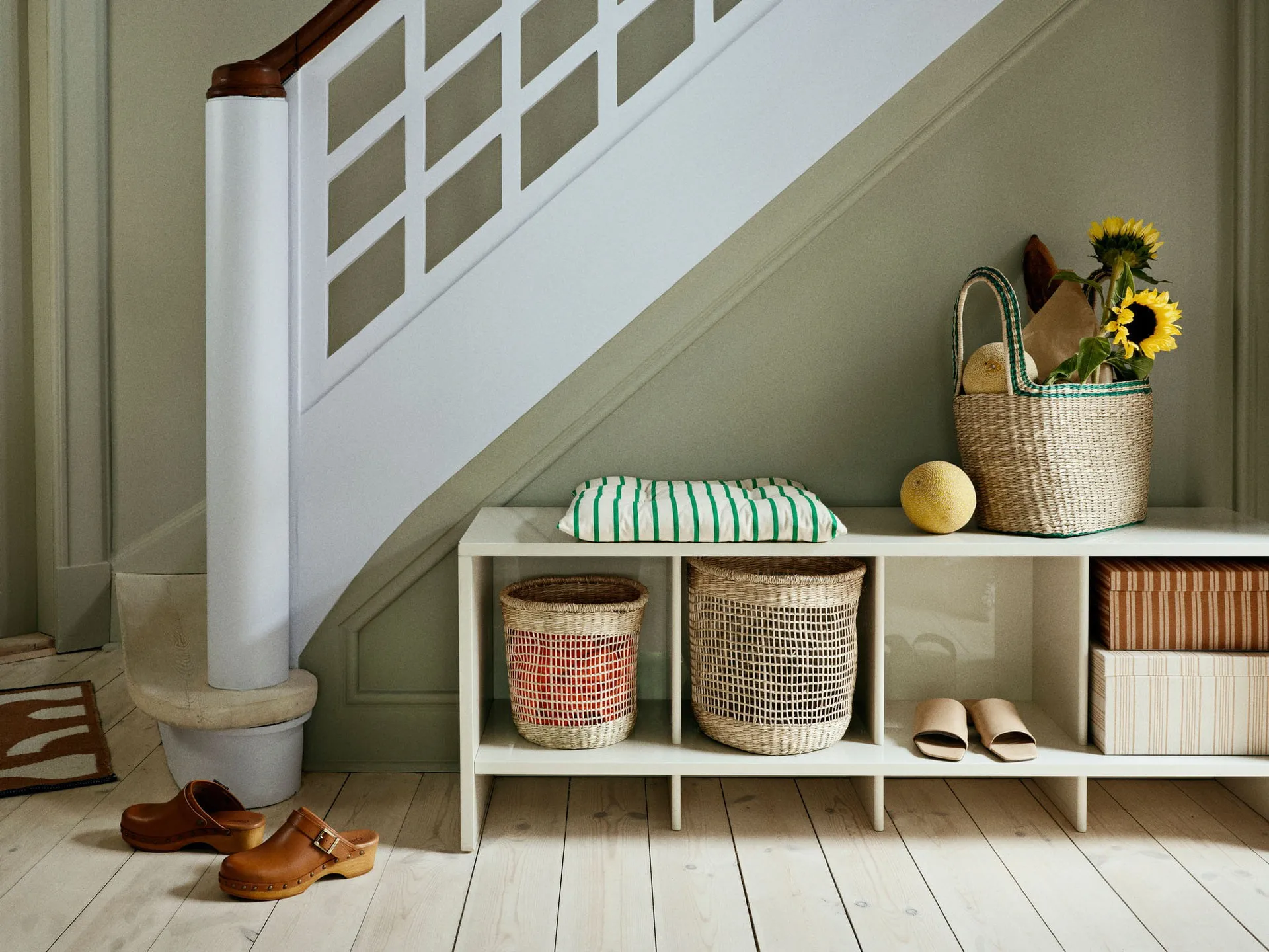 Franca Sitzkissen 42 x 44cm, Jelly green Broste Copenhagen