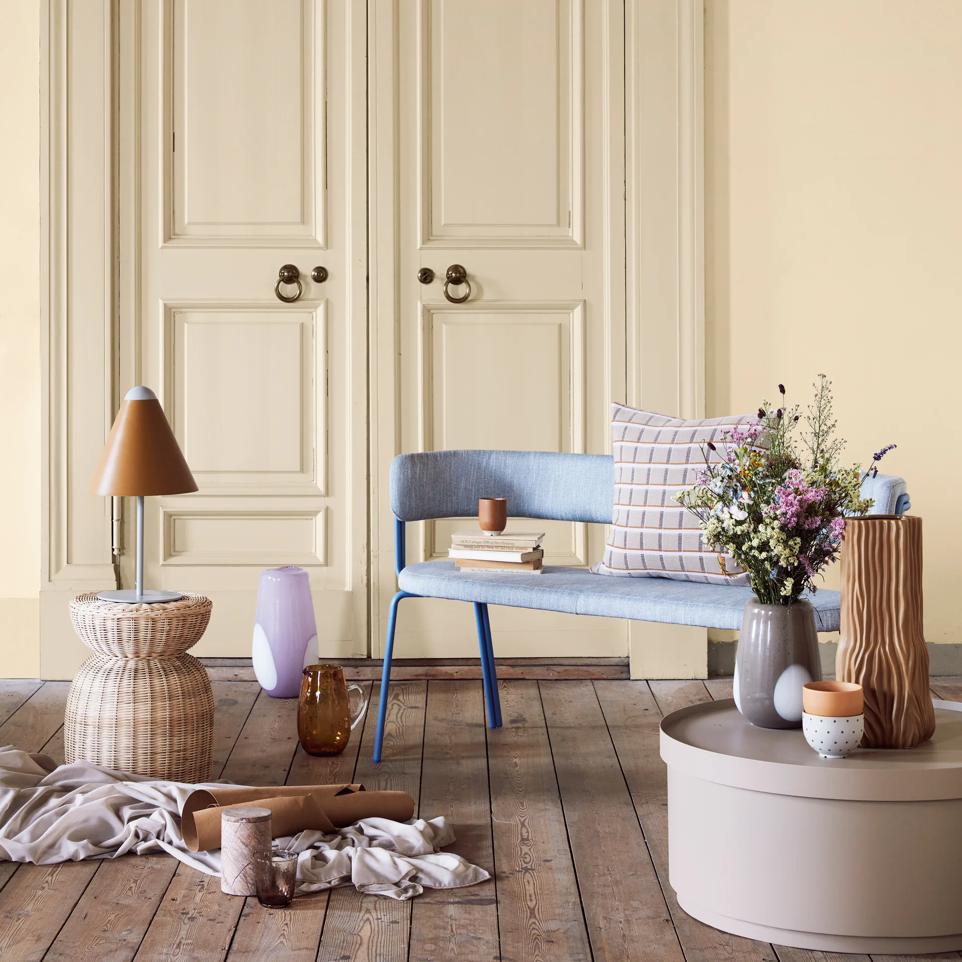 Gine Lampenfuß, Light grey Broste Copenhagen