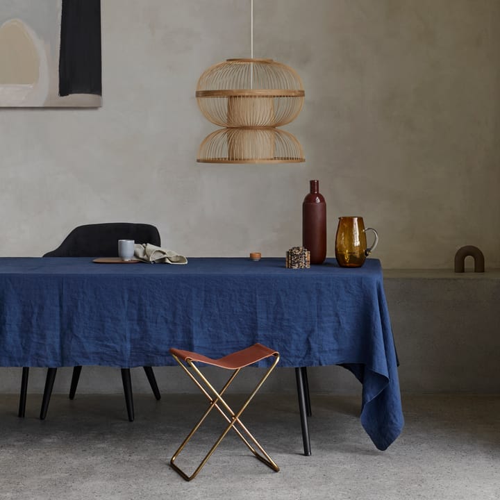 Gracie Tischdecke 160x300 cm, Dunkelblau Broste Copenhagen