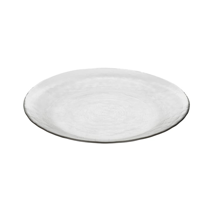 Hammered Glasteller Ø 22,5cm - Klar - Broste Copenhagen