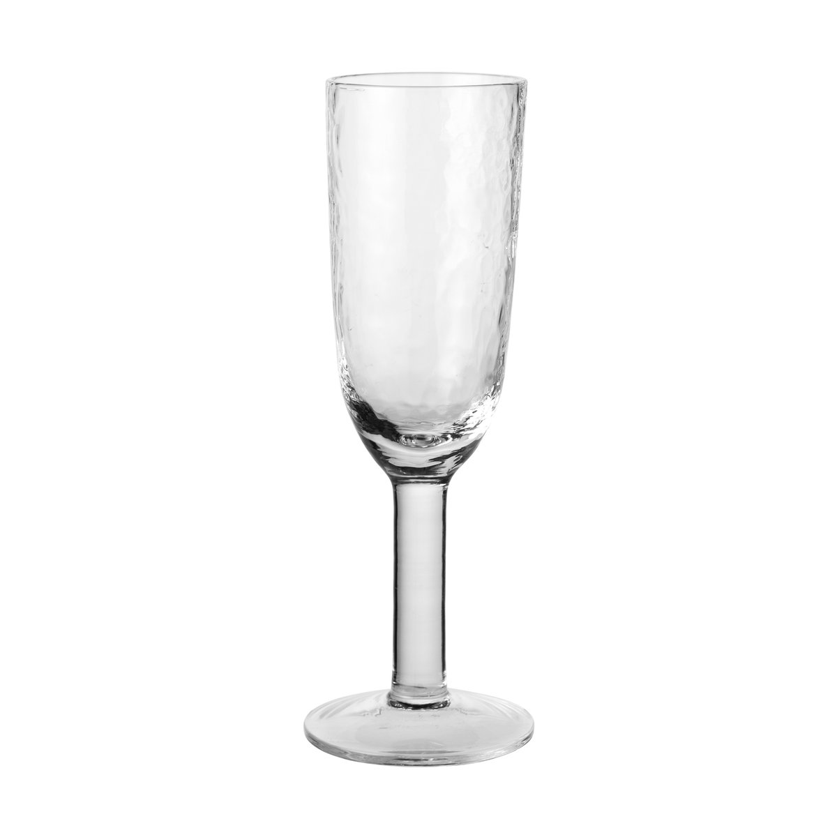 Broste Copenhagen Hammered Sektglas 20 cl Klar