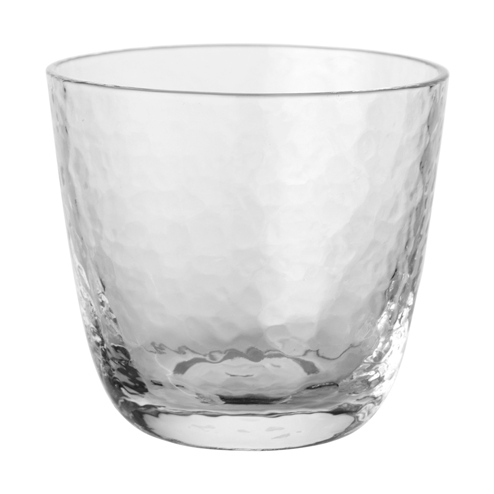 Broste Copenhagen Hammered Tumbler 15 cl Klar