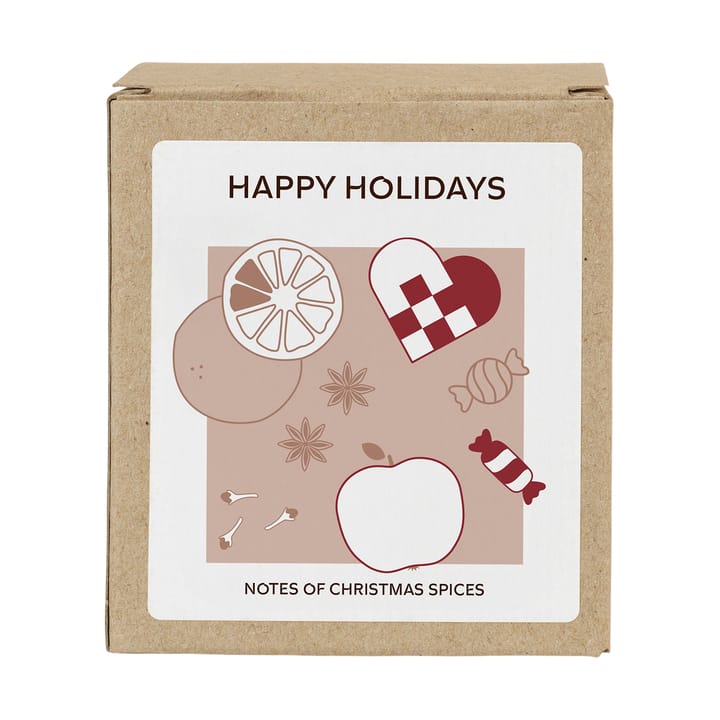 Happy Holidays Duftkerze 32 h, White Broste Copenhagen