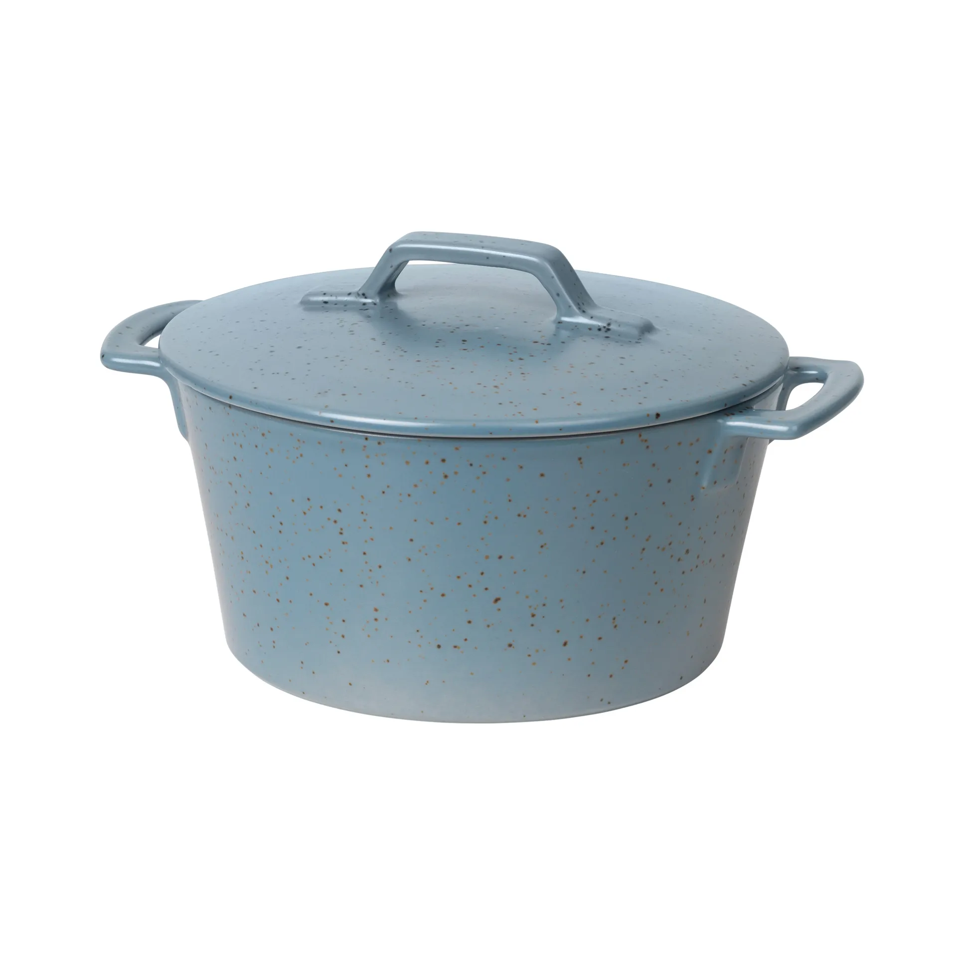 Hasle Kochtopf 19 x 23,5cm, Flintstone blue granite Broste Copenhagen
