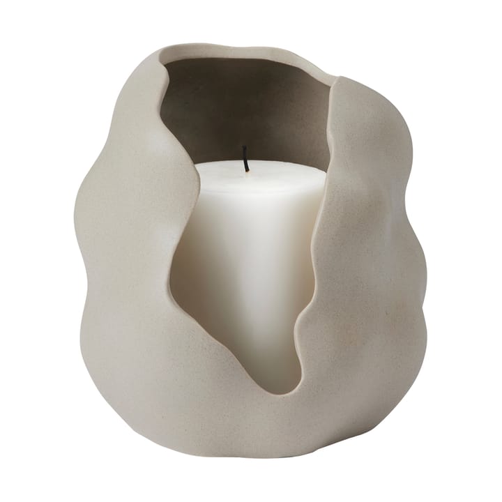 Hekla Hurricane Teelichthalter Ø16 cm, Dove Grey Broste Copenhagen