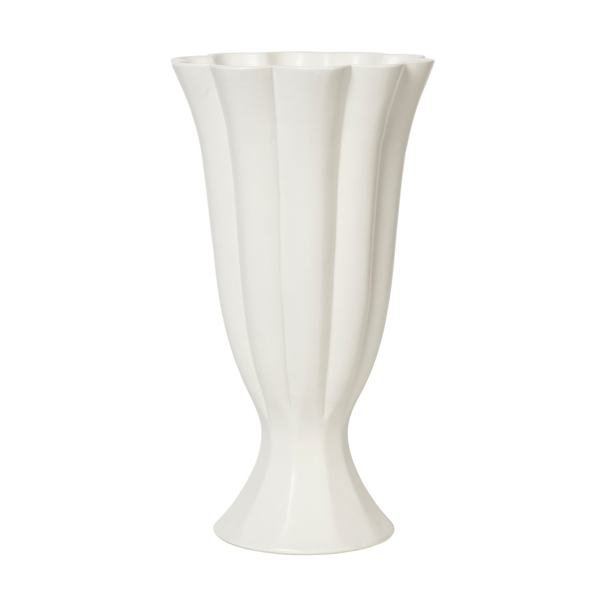 Broste Copenhagen Heli vaso L Creme