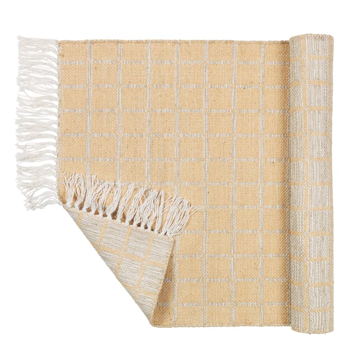Henny Baumwollteppich 140 x 200cm, Light grey-yellow Broste Copenhagen