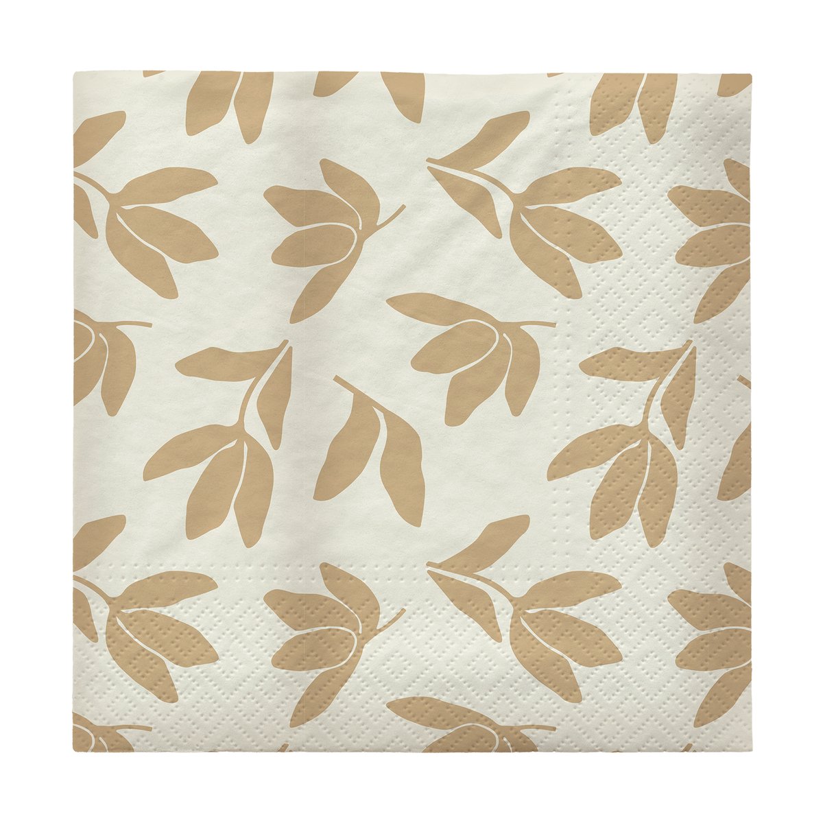 Broste Copenhagen Herbert Papierservietten 33x33 cm 20er-Pack Beige-off white