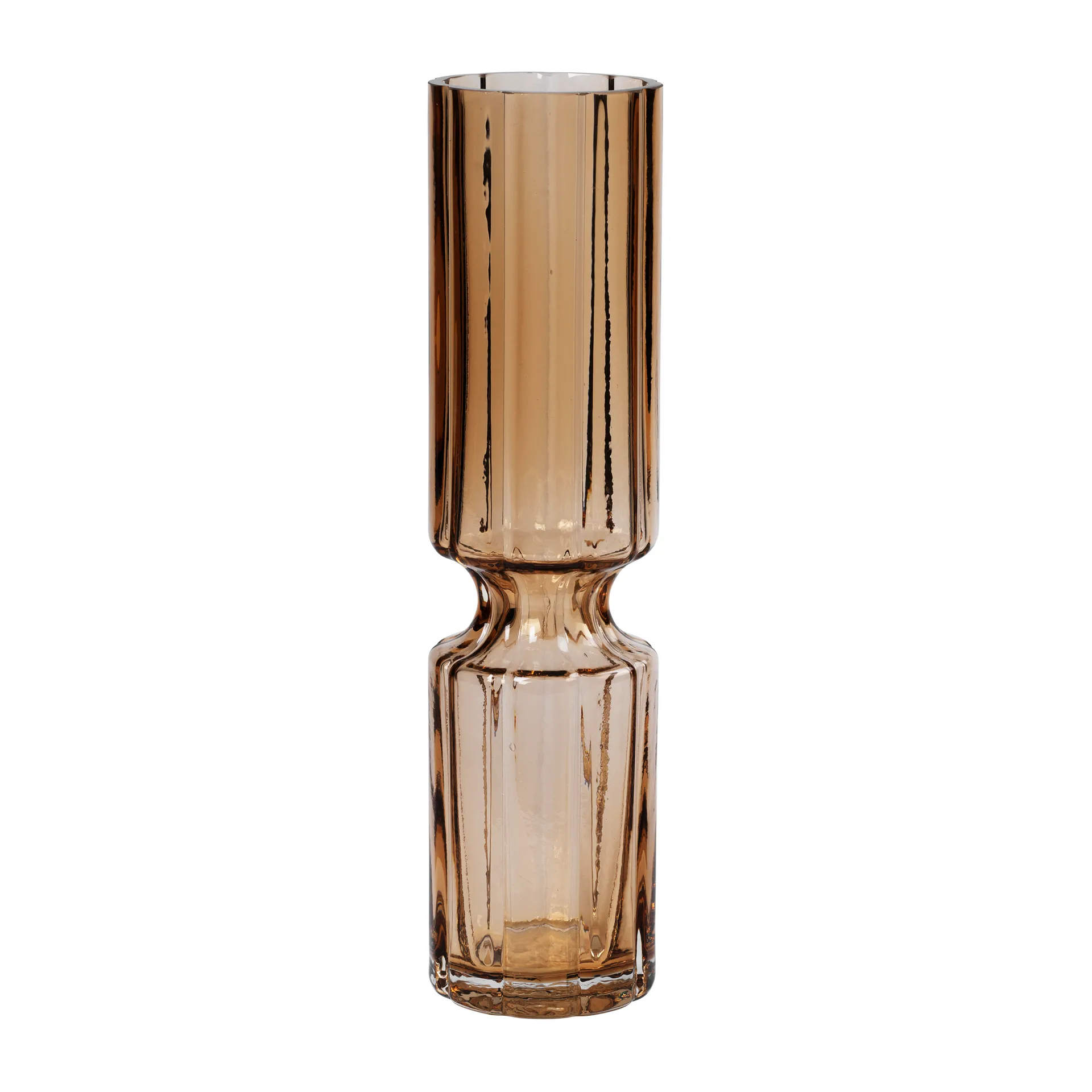 Hyacint Glasvase 31,7cm, Indian tan Broste Copenhagen