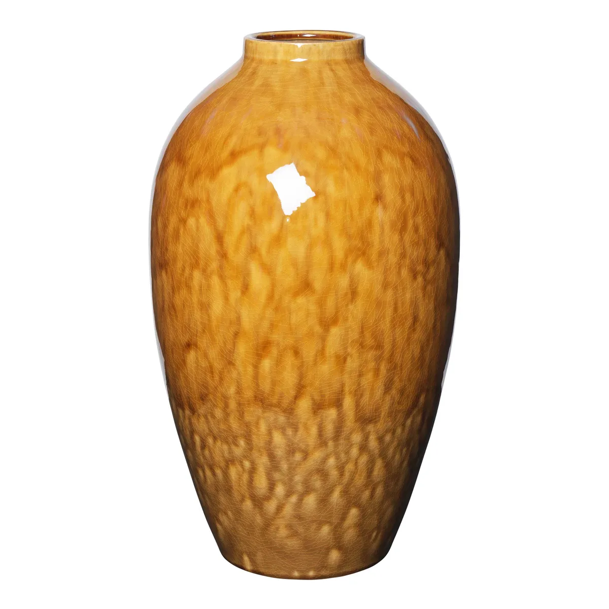 Broste Copenhagen Ingrid Keramikvase 40cm Apple cinnamon