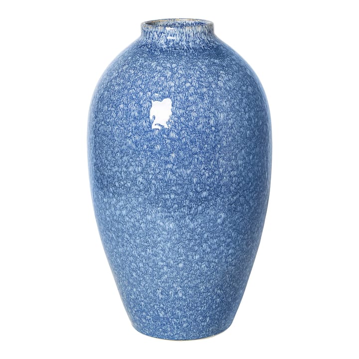 Ingrid Keramikvase 40cm - Insignia blue-white - Broste Copenhagen