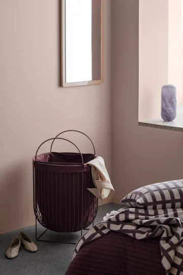 Isa Baumwolldecke 130 x 180cm - Decadent cocolate-purple - Broste Copenhagen