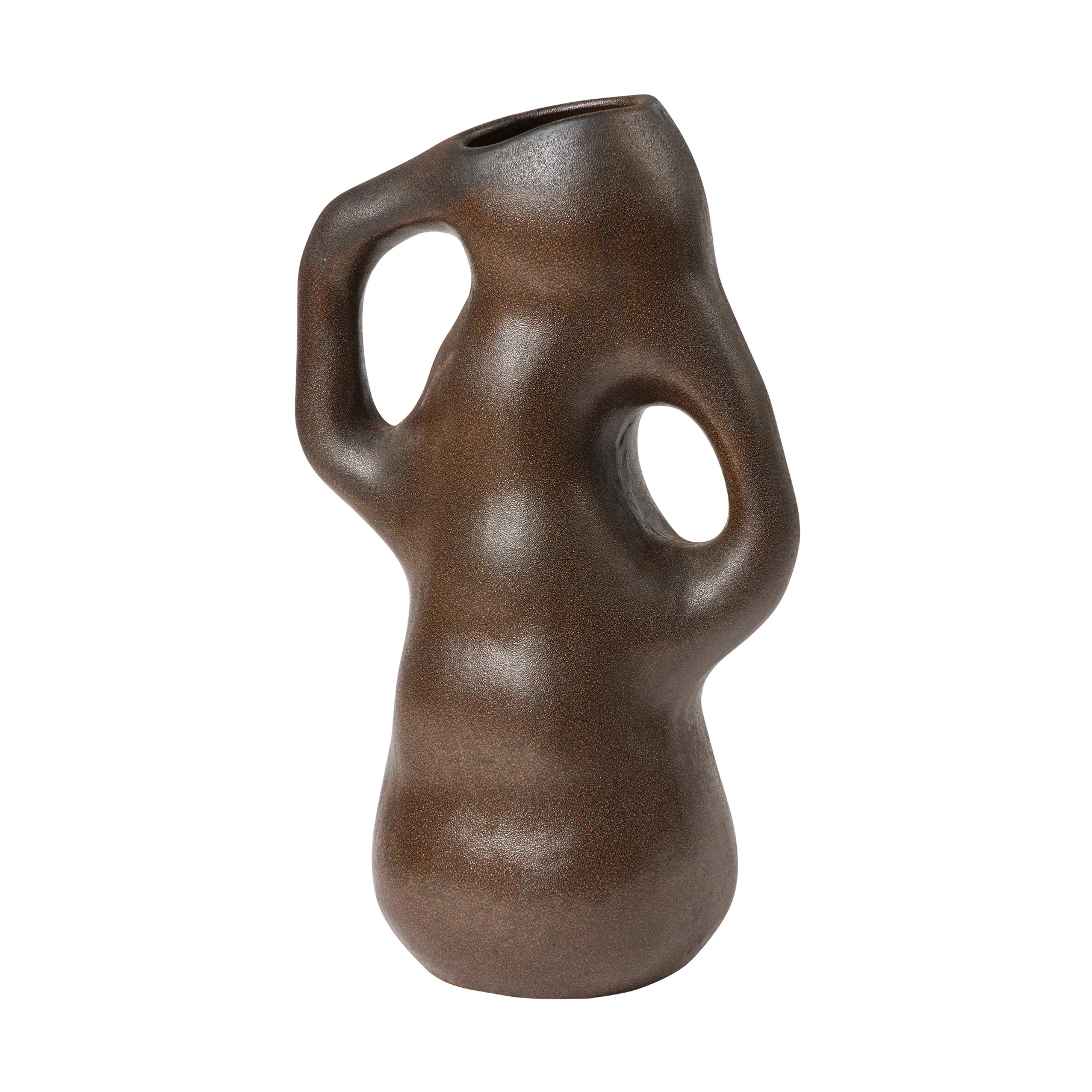 Isolde Vase 35 cm, Antique Brown Broste Copenhagen