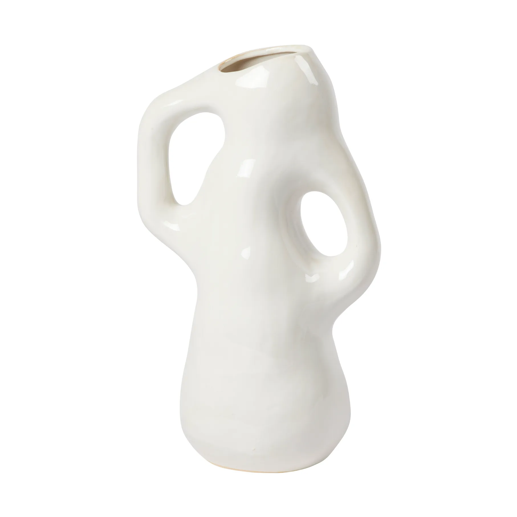 Isolde Vase 35 cm, White Broste Copenhagen