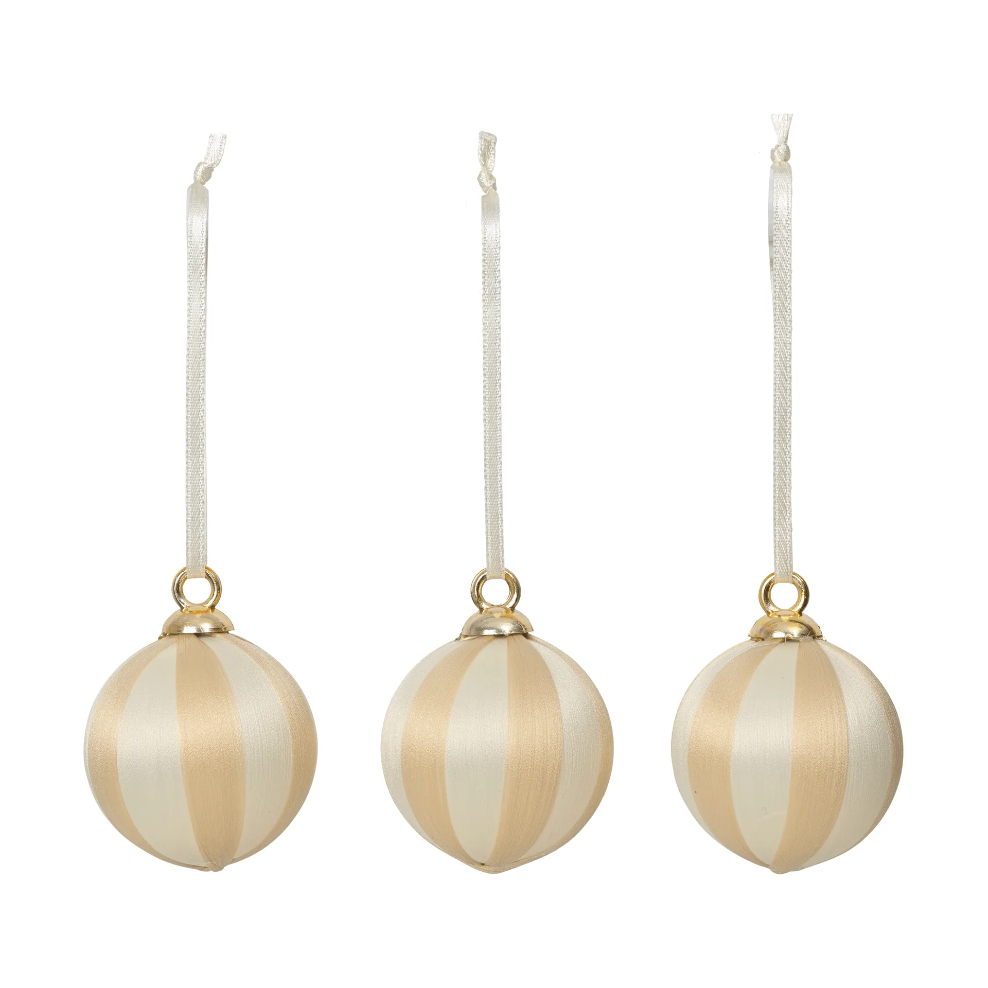 Joy Christbaumkugel, Off white-Beige Broste Copenhagen