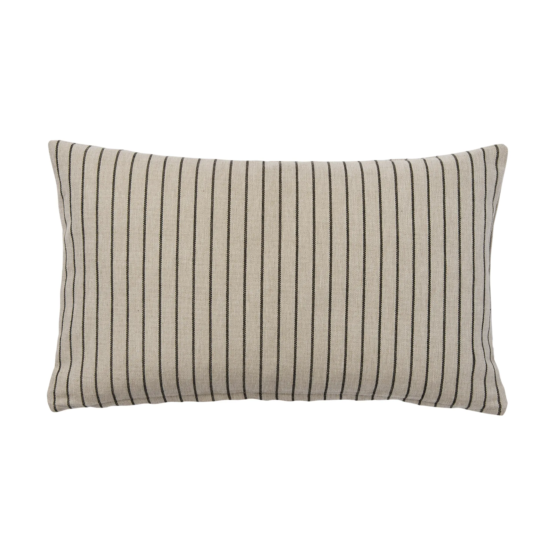Karen Kissenbezug, Light beige-black, 30x50 cm Broste Copenhagen