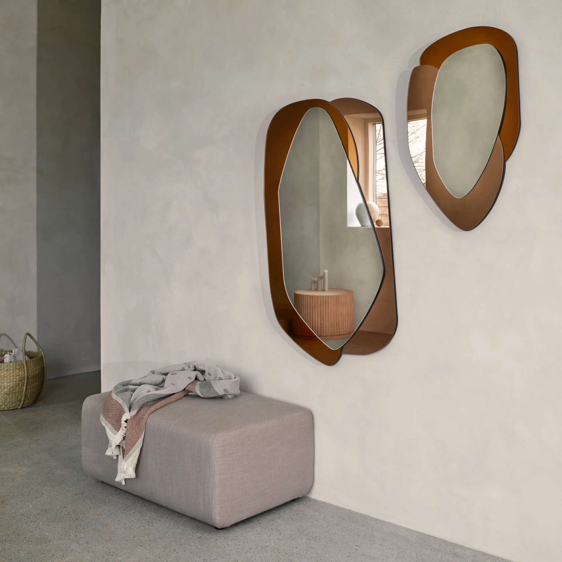 Lagoon modul Pouf Sitzkissen, Latte Broste Copenhagen