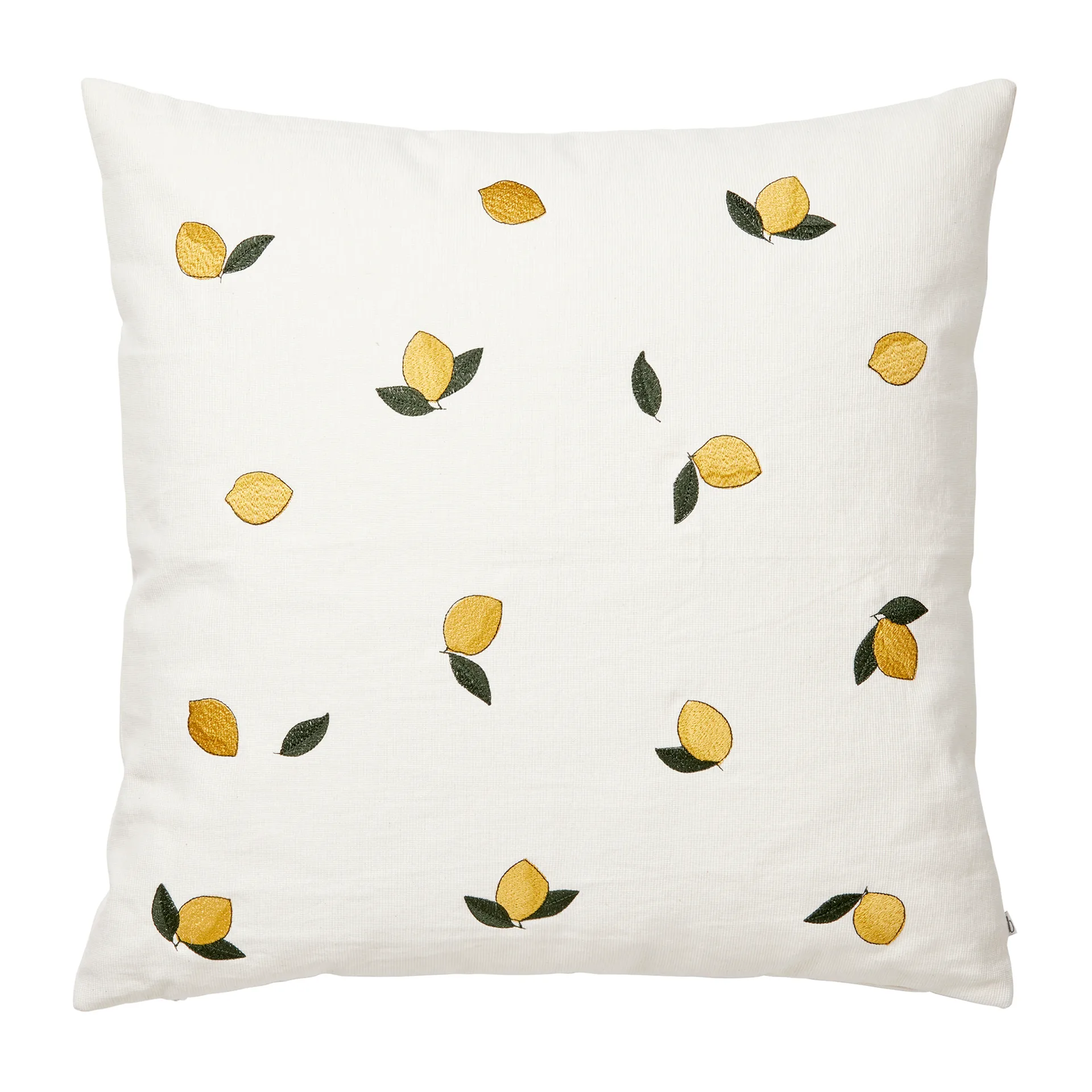 Lemon Kissenbezug 50 x 50cm, Golden yellow Broste Copenhagen