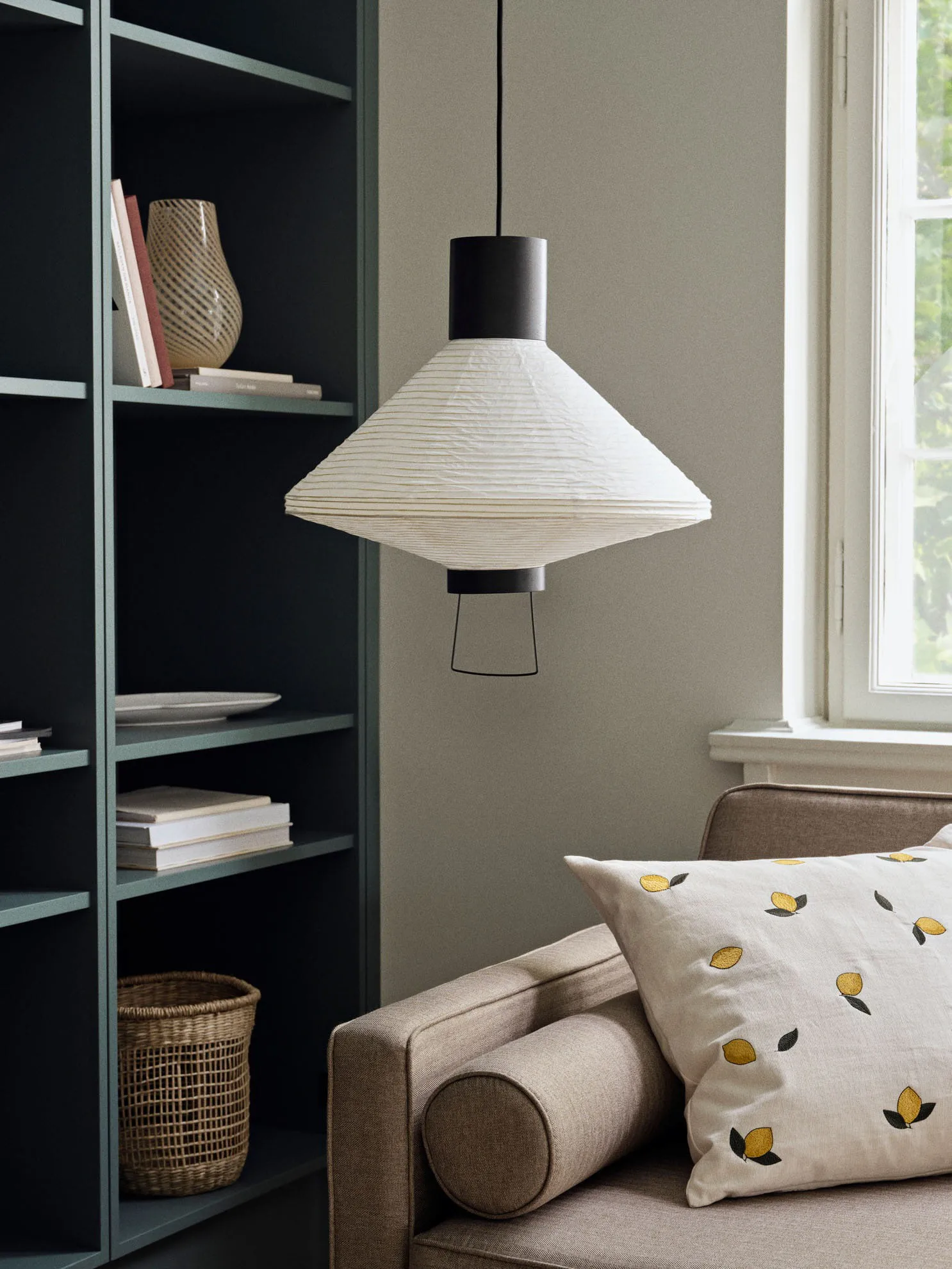 Lemon Kissenbezug 50 x 50cm, Golden yellow Broste Copenhagen