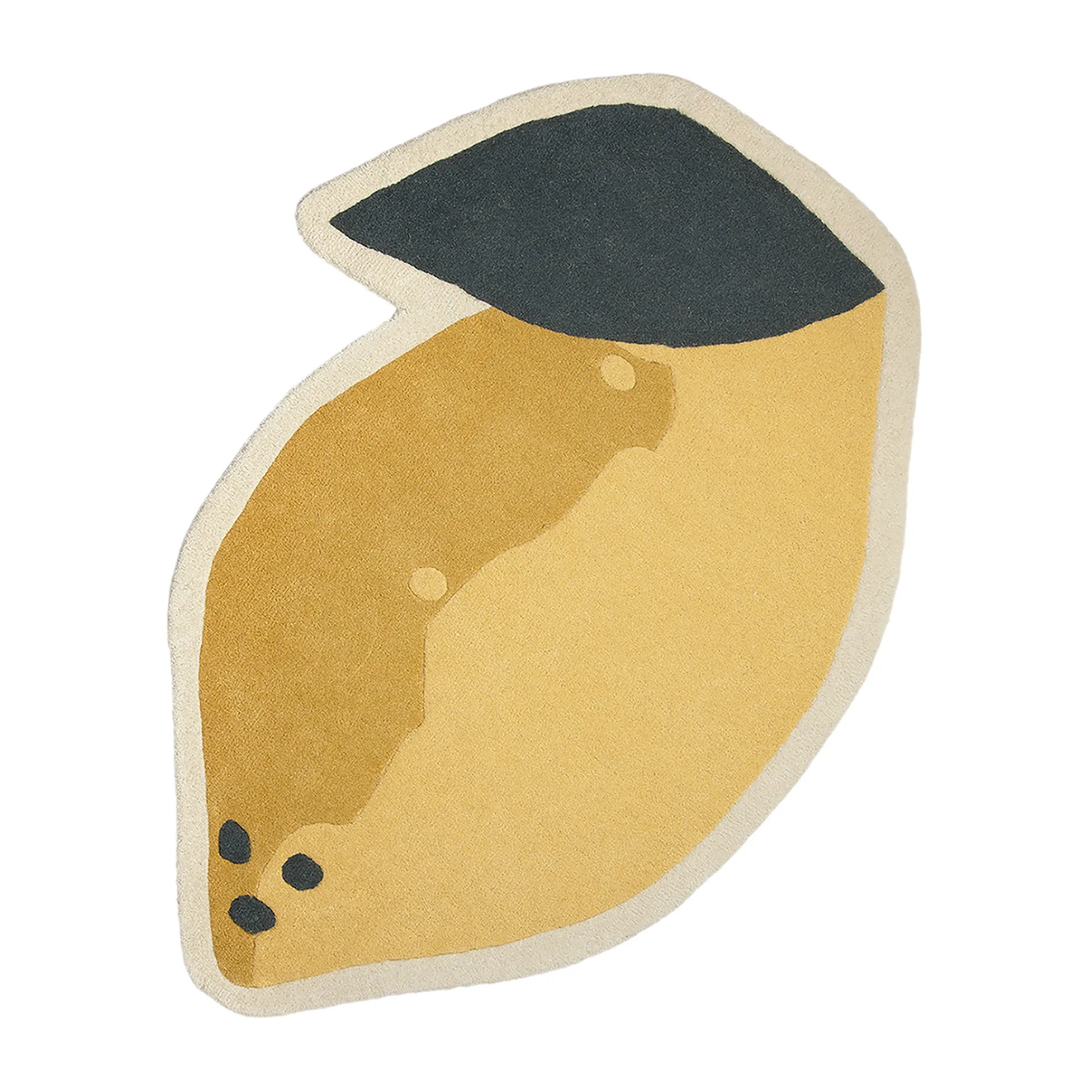 Lemon Teppich 86 x 120cm, Harvest gold Broste Copenhagen