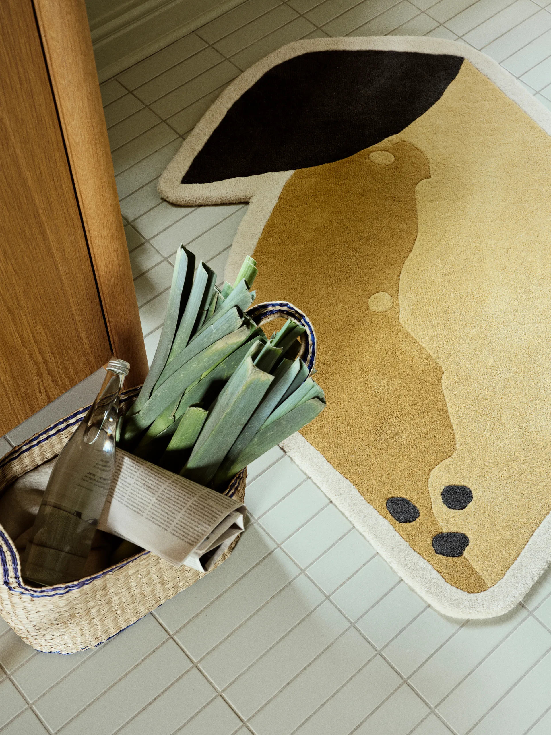 Lemon Teppich 86 x 120cm, Harvest gold Broste Copenhagen