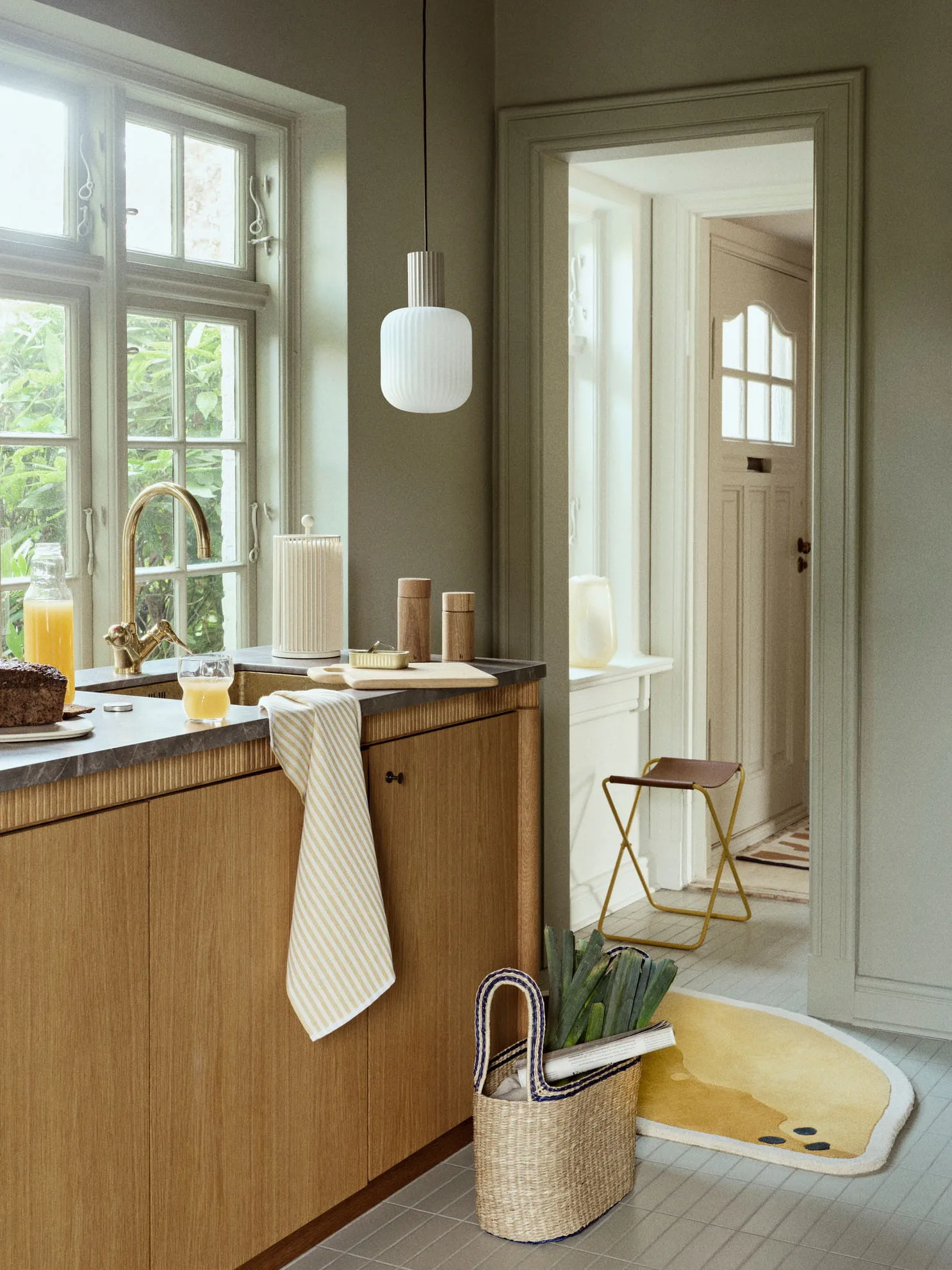 Lemon Teppich 86 x 120cm, Harvest gold Broste Copenhagen