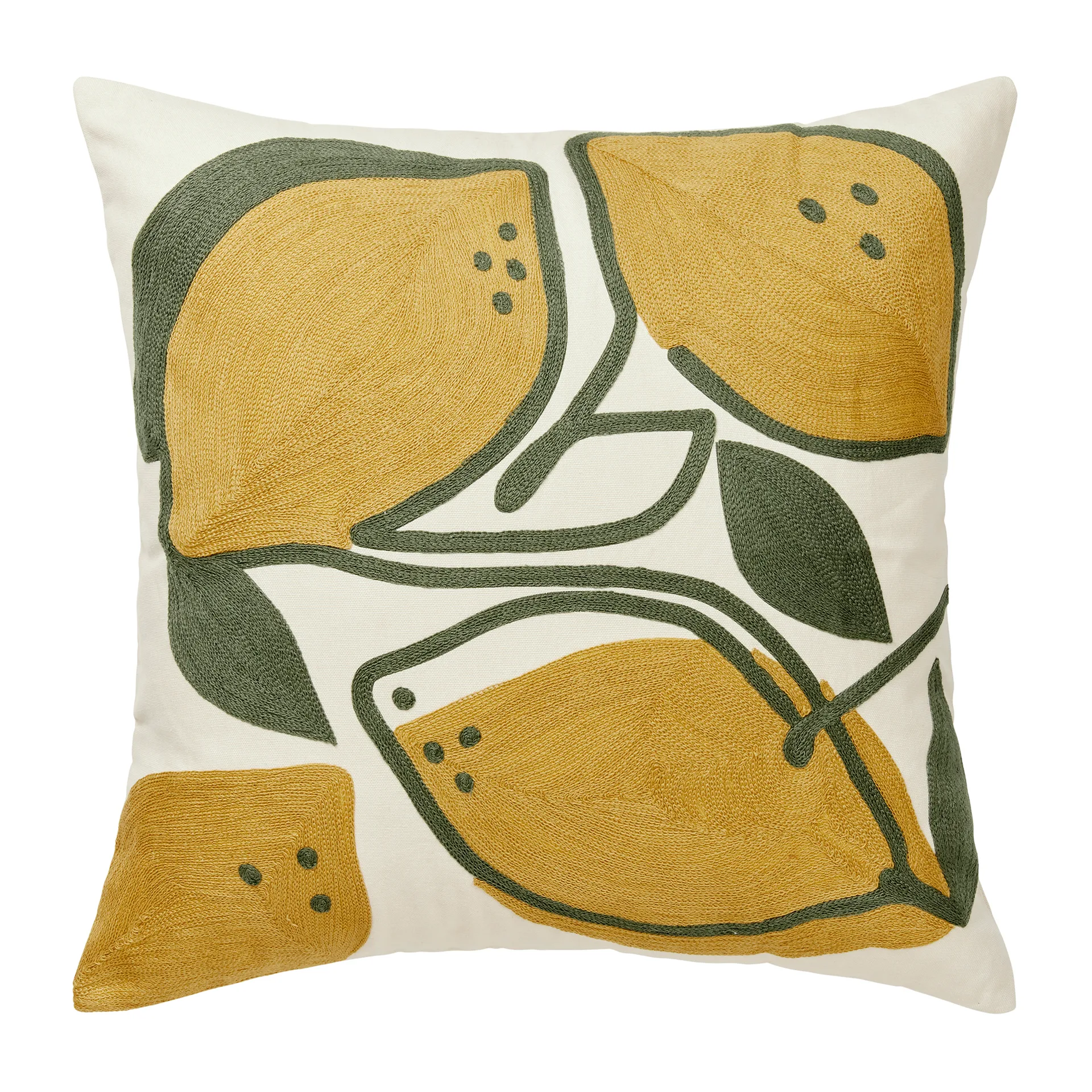 Limone Kissenbezug 50 x 50cm, Castle beige Broste Copenhagen
