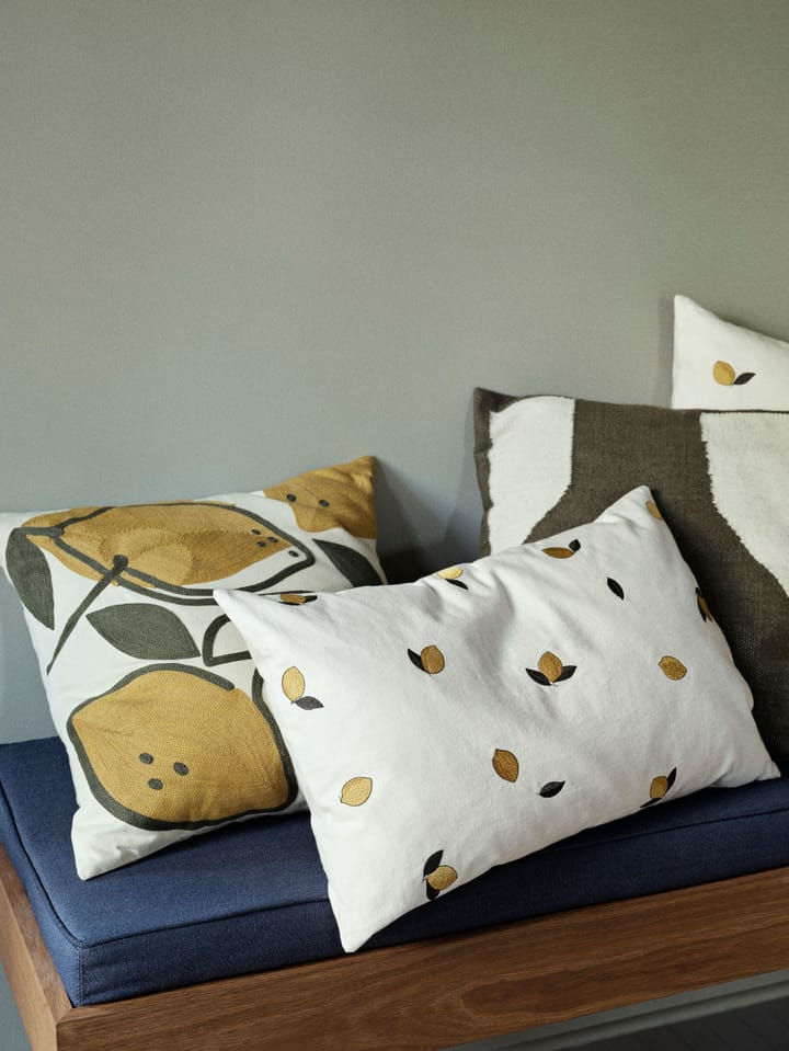 Limone Kissenbezug 50 x 50cm - Castle beige - Broste Copenhagen