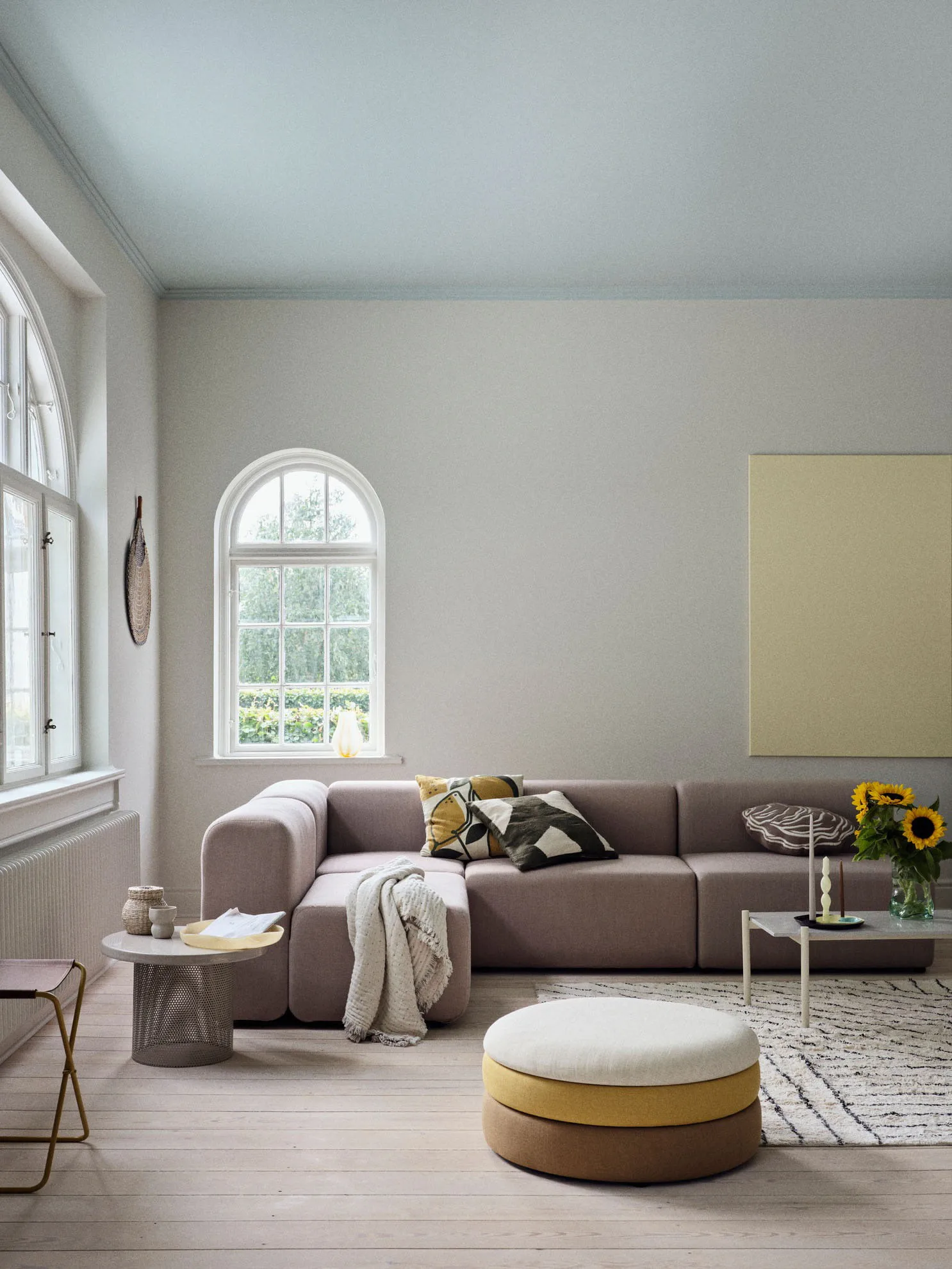Limone Kissenbezug 50 x 50cm, Castle beige Broste Copenhagen