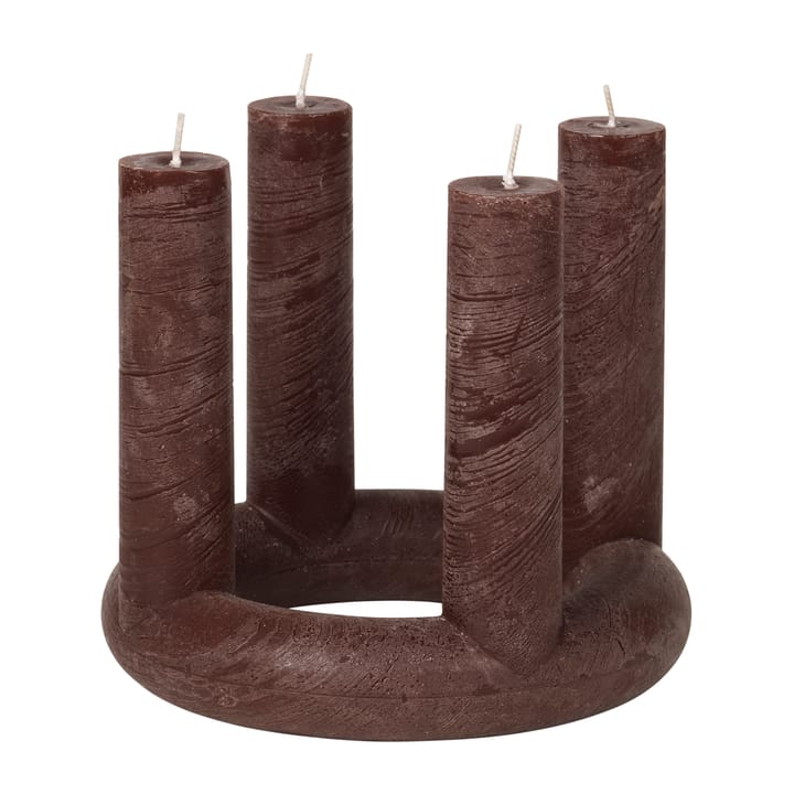 Lucia Adventskerze - Madder brown - Broste Copenhagen