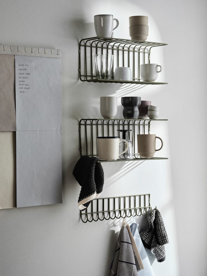 Maggie Wandregal 40x12,5x18 cm, Army green Broste Copenhagen