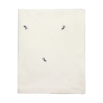 Mai Tischdecke - 160x200 cm, black-off white - Broste Copenhagen